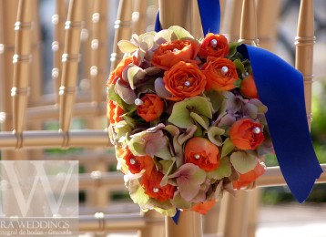 Wedding decorations for wedding ceremonies in Granada, spain